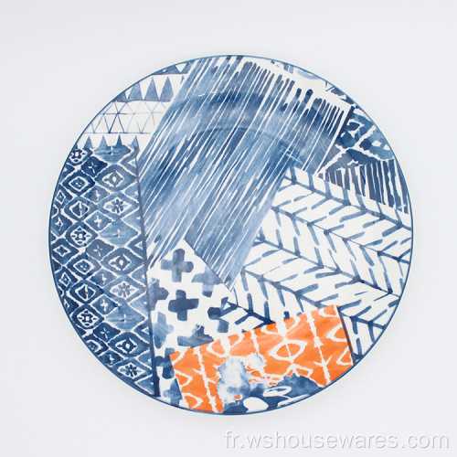 Vente chaude NOUVEAU Style Porcelaine Vaisselle Ensembles de luxe colorés